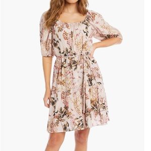 NWOT Karen Kane Peasant Dress. Size M